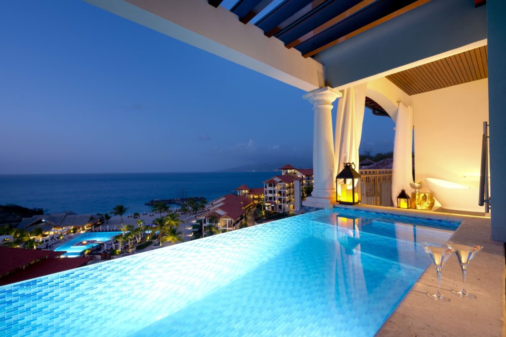 Im RedLaneSpa des Sandals Ochi auf Jamaika SPATIANER