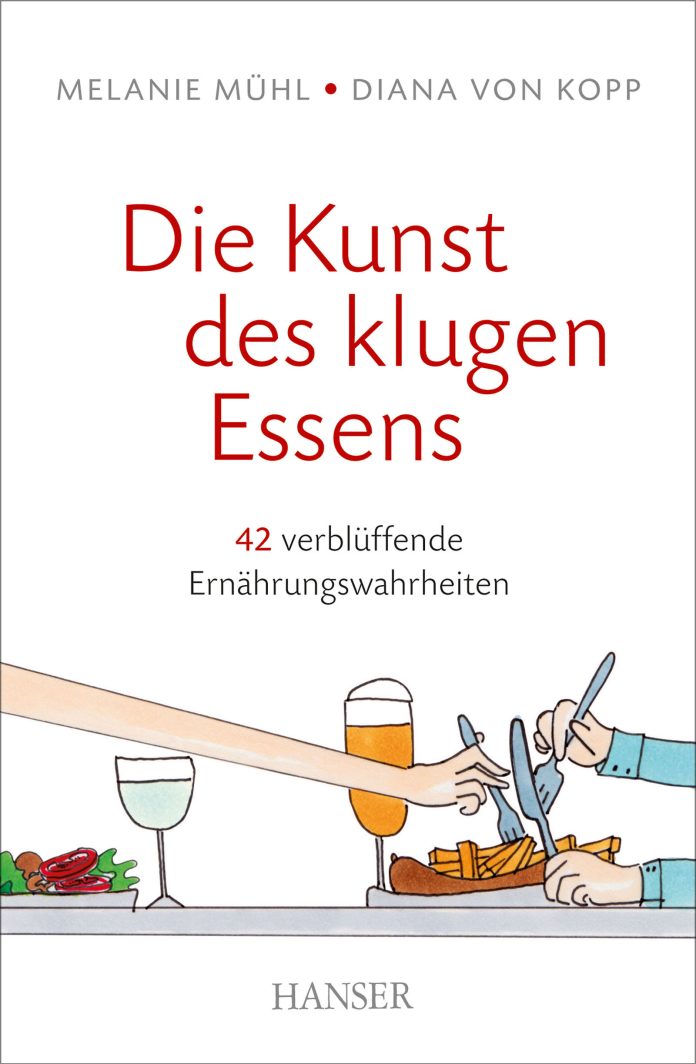 "Die Kunst des klugen Essens. 42 verblüffende Ernährungswahrheiten" von Melanie Mühl und Diana von Kopp © Hanser
