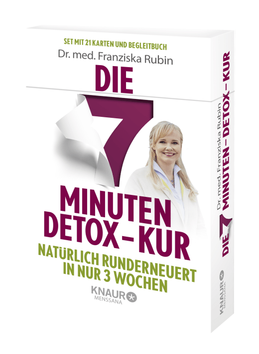 "Die 7-Minuten-Detox-Kur" von Dr. med. Franziska Rubin. © Verlagsgruppe Droemer Knaur GmbH & Co. KG