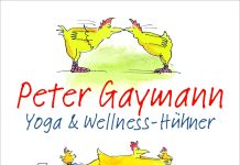 Kikeriki im Quadrat! – Annotation zum Buch „Yoga- und Wellness-Hühner“ von Peter Gaymann